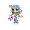 Star Girl Sticker