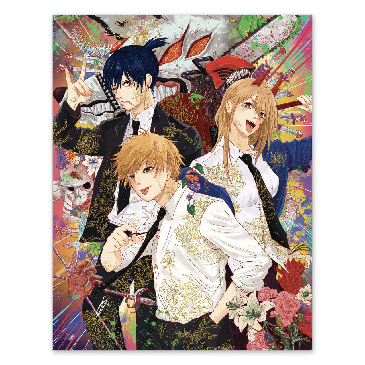 Chainsaw Man Trio Print