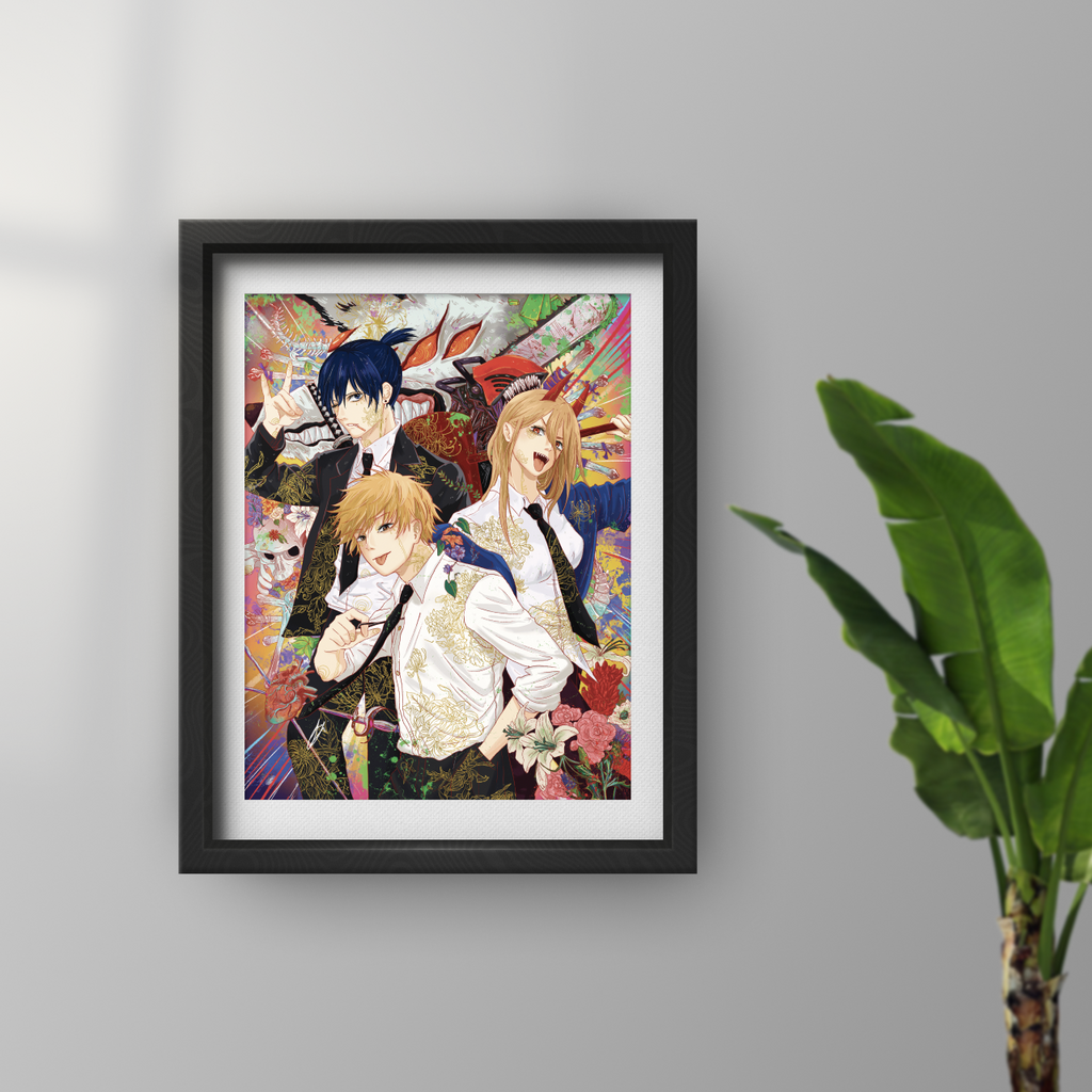 Chainsaw Man Trio Print
