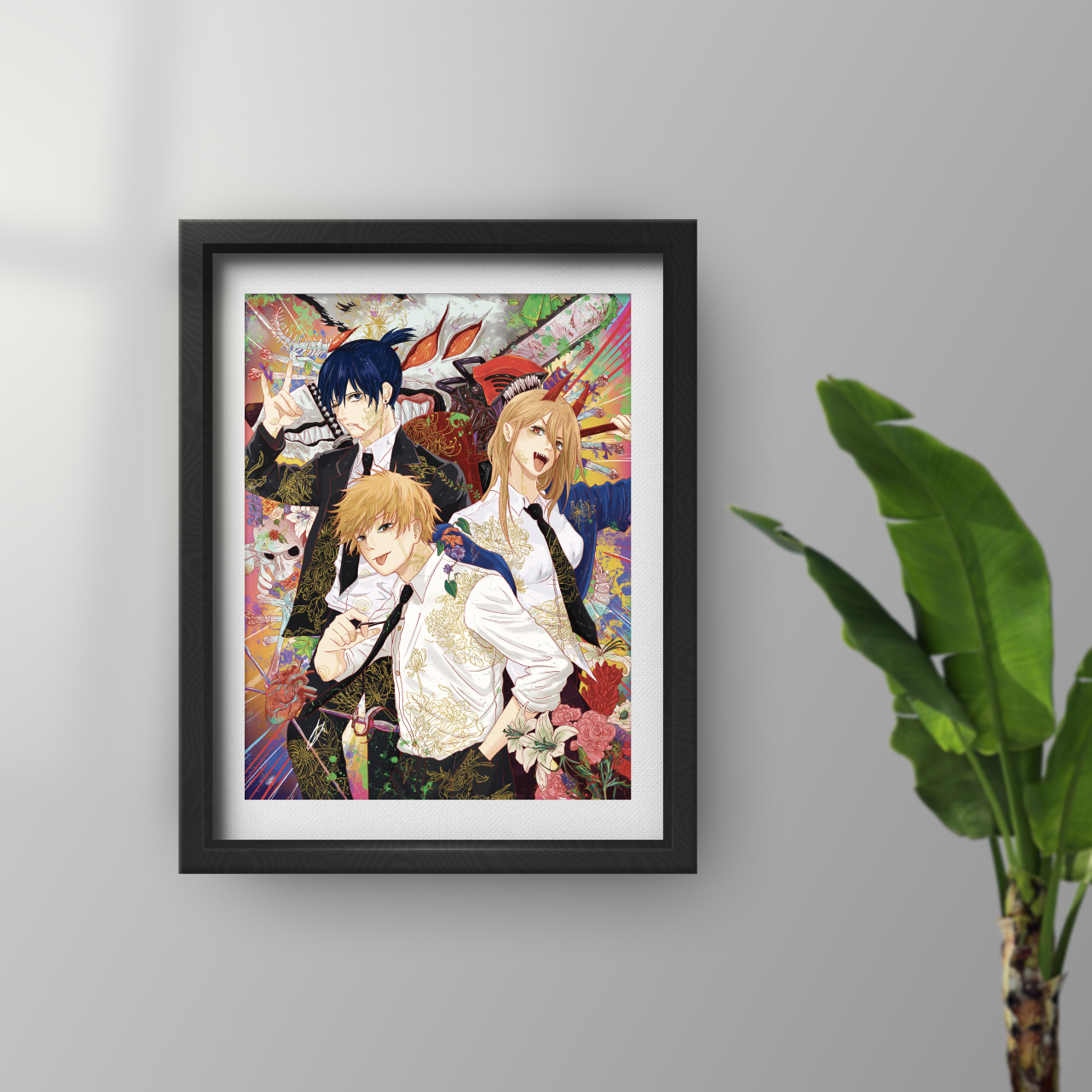 Chainsaw Man Trio Print