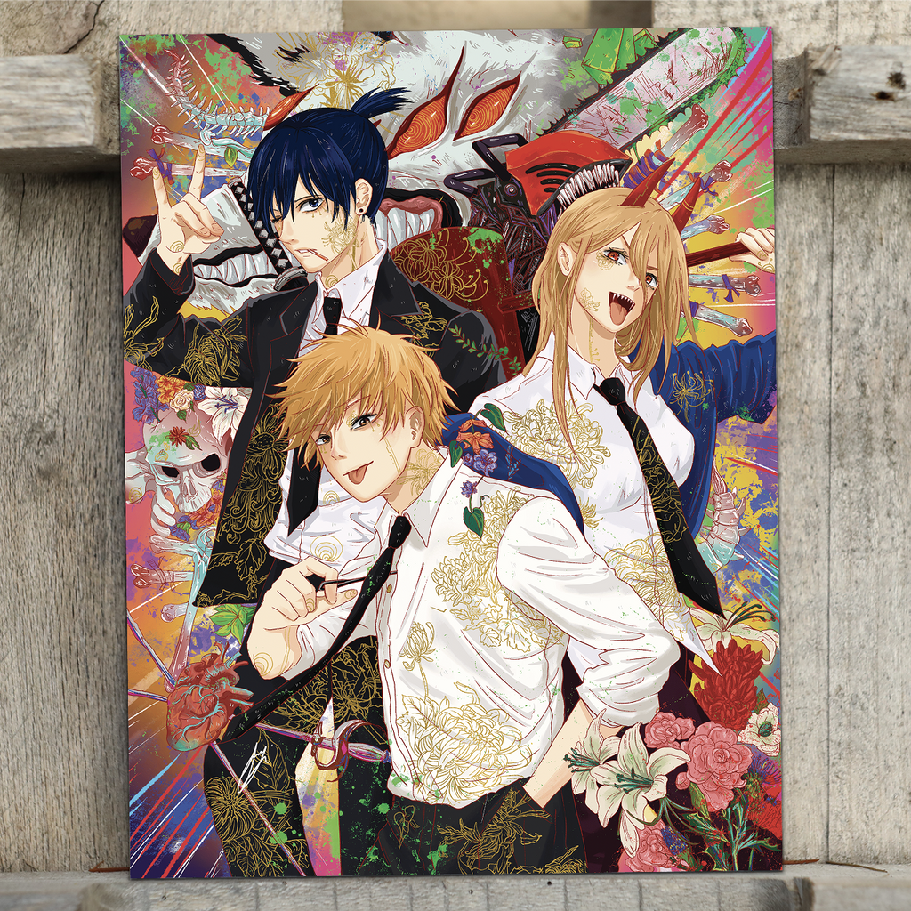 Chainsaw Man Trio Print