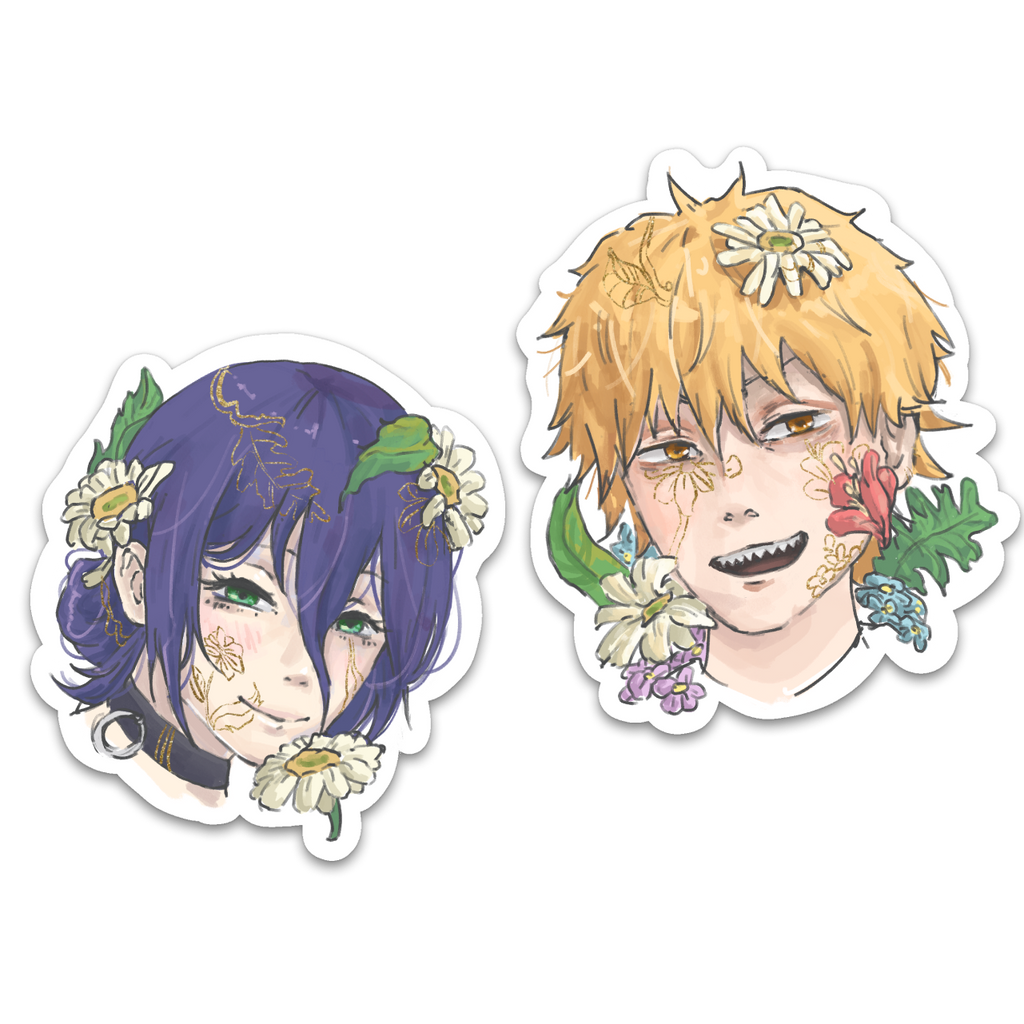 Denji & Reze Stickers