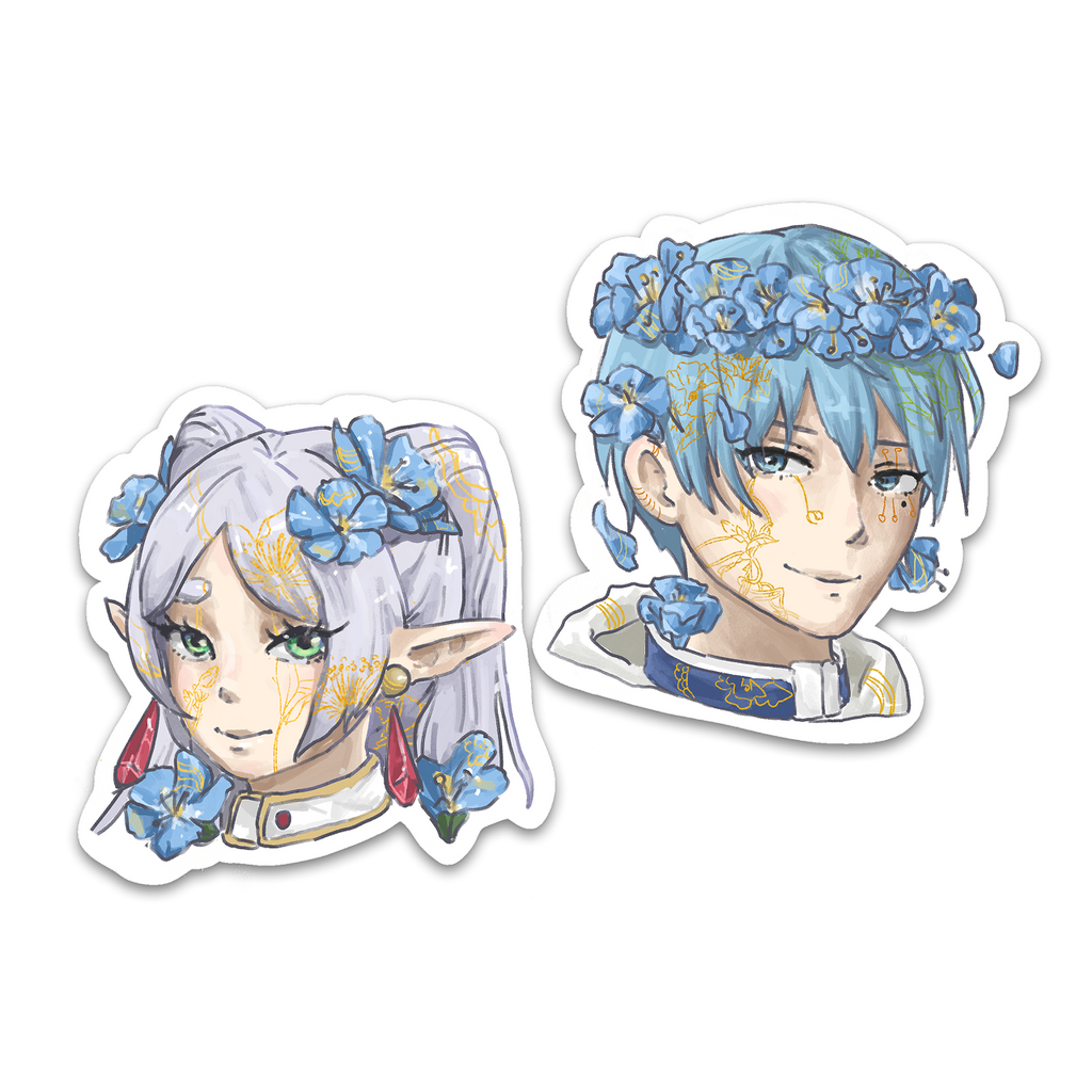 Frieren & Himmel Stickers