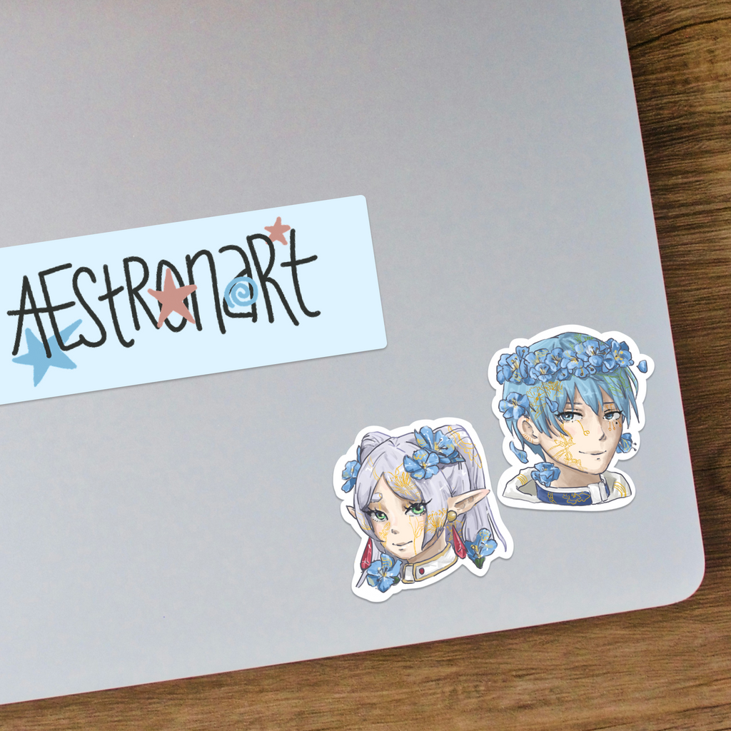 Frieren & Himmel Stickers