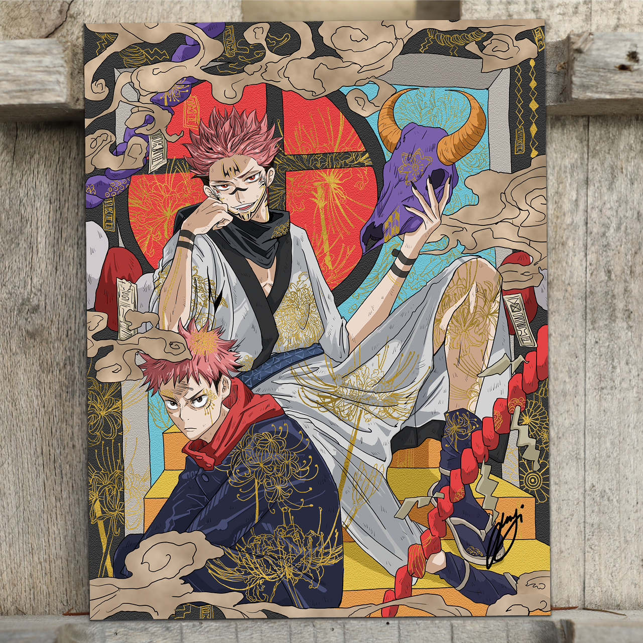 Itadori & Sukuna Print