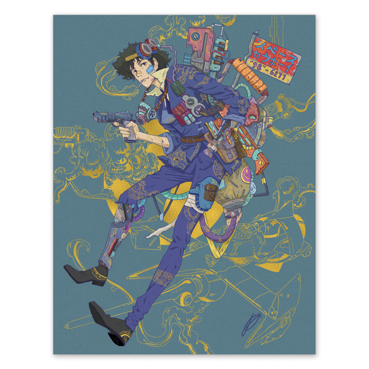 Spike Spiegel Print